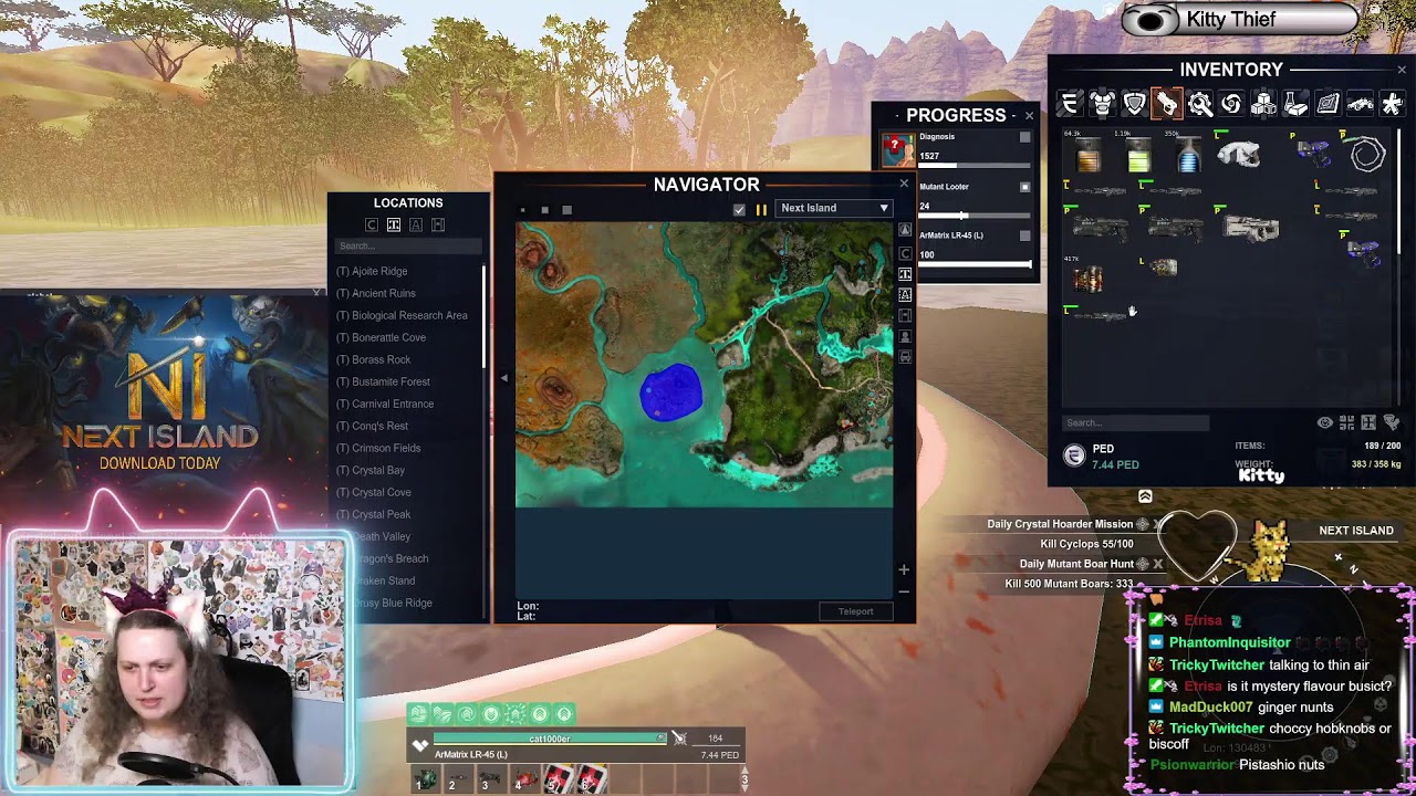 Collecting Nots and Chatting on NI