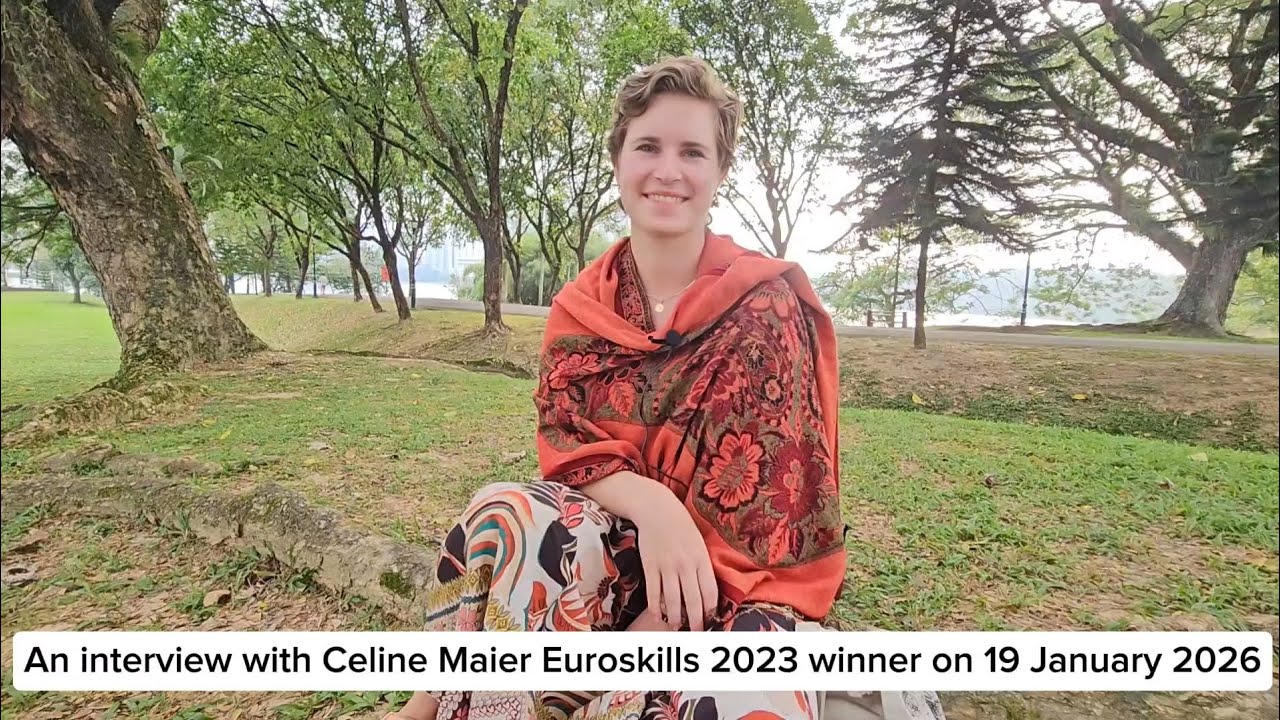 🎥 Interview with Celine Maier – EuroSkills 2023 Champion 🏆 from Switzerland 🇨🇭 on 19 January 2026