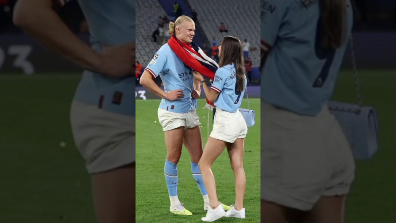 erling Harland with gf #short