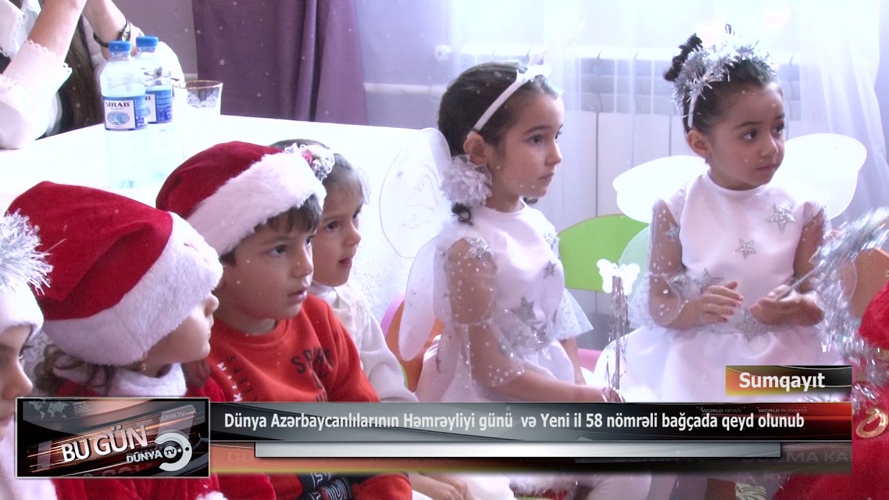 30 12 2021 Dünya Azərbaycanlılarının Həmrəyliyi günü  və Yeni il 58 nömrəli bağçada qeyd olunub