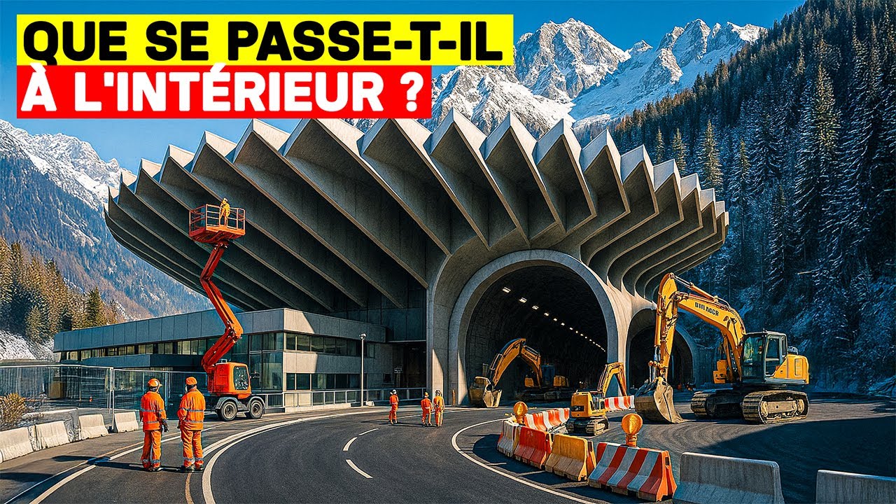 Comment le tunnel du Mont-Blanc est reconstruit à 2,480 mètres sous les Alpes