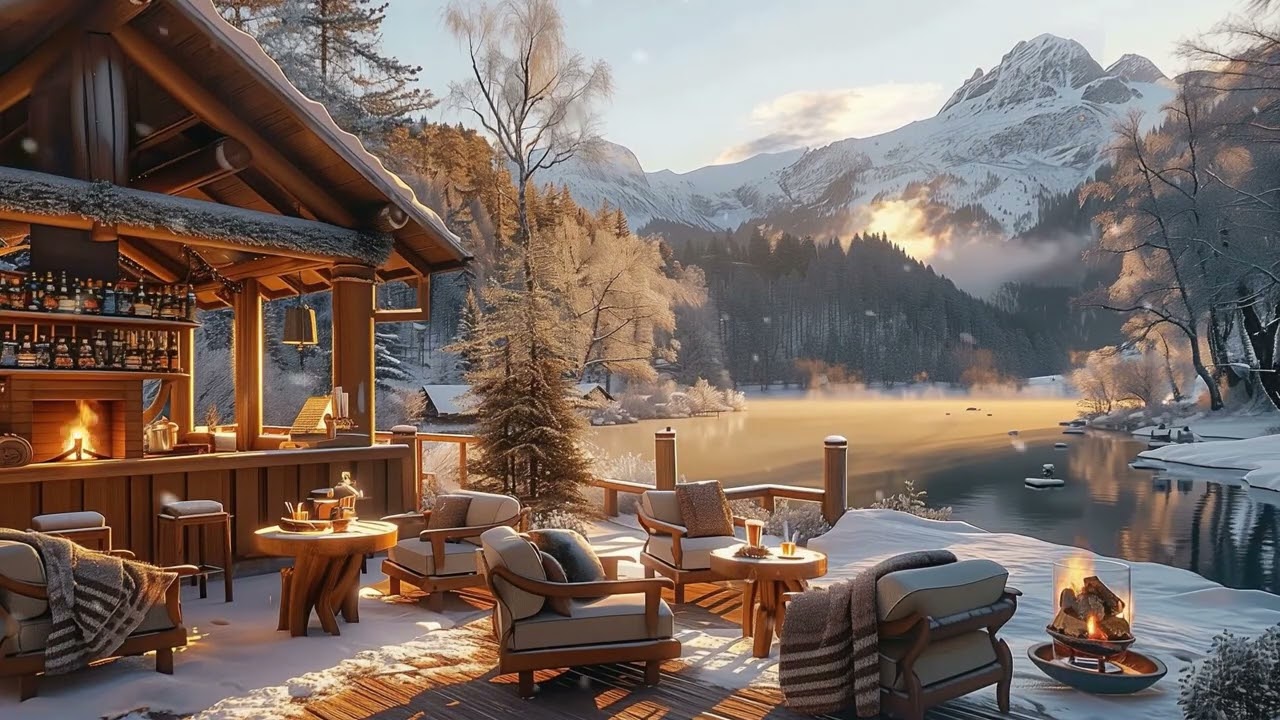 Cozy Winter Jazz ☕❄️ Warm Relaxing Jazz Music for Peaceful Moments
