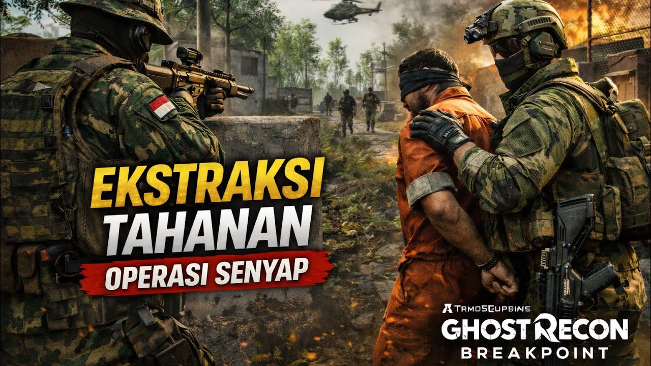 Misi Rahasia TNI | Ekstraksi Tahanan Tanpa Terdeteksi – Ghost Recon Breakpoint