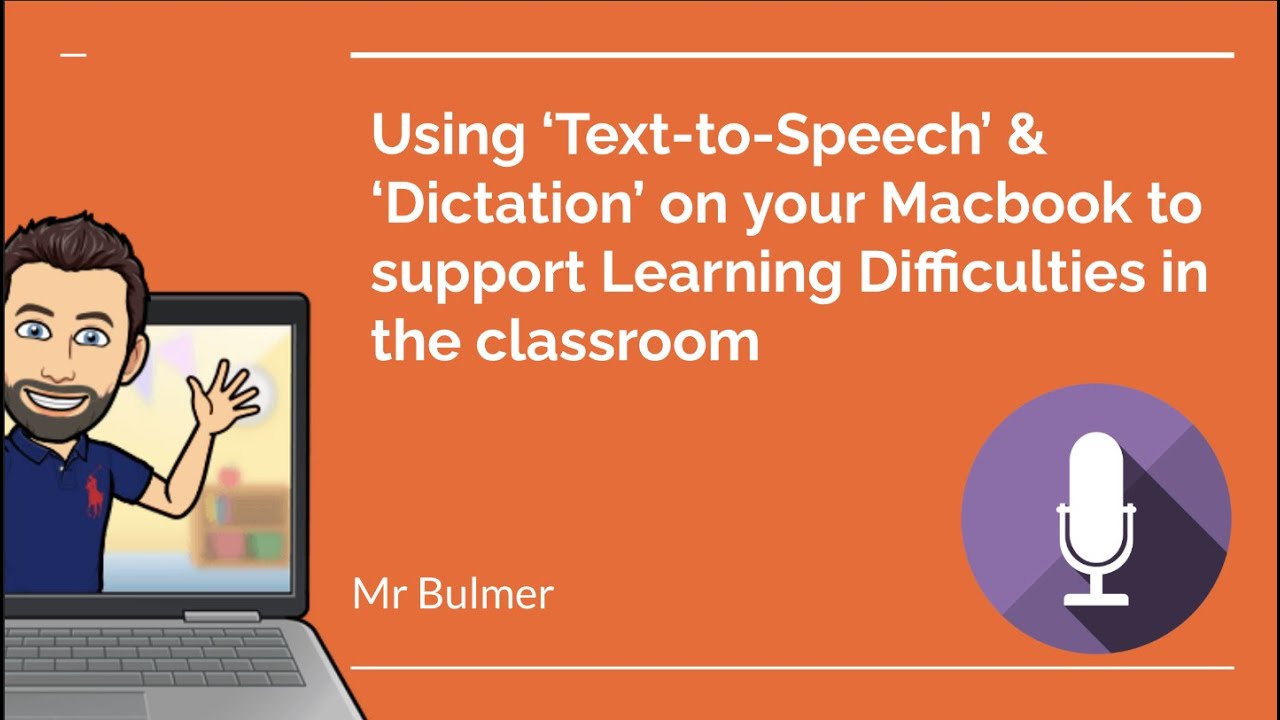 Using Text to Speech and Dictation on your Macbook Tutorial