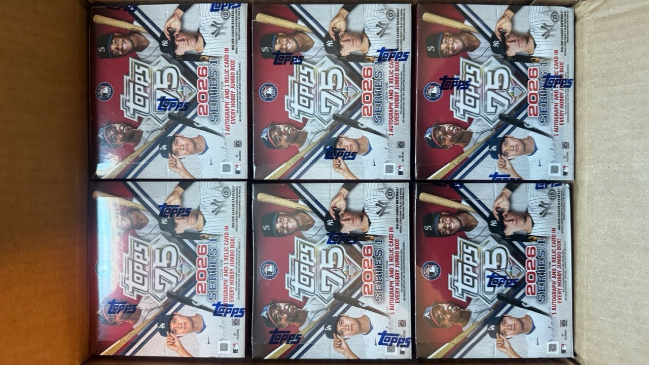 Автограф новичка! Бейсбольная серия Topps 2026 года, большой кейс, часть 2/6!