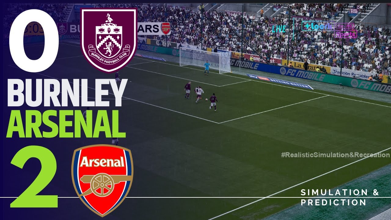 Burnley 0-2 Arsenal: Match Highlights! | Premier League 25/26 | Simulation/Recreation