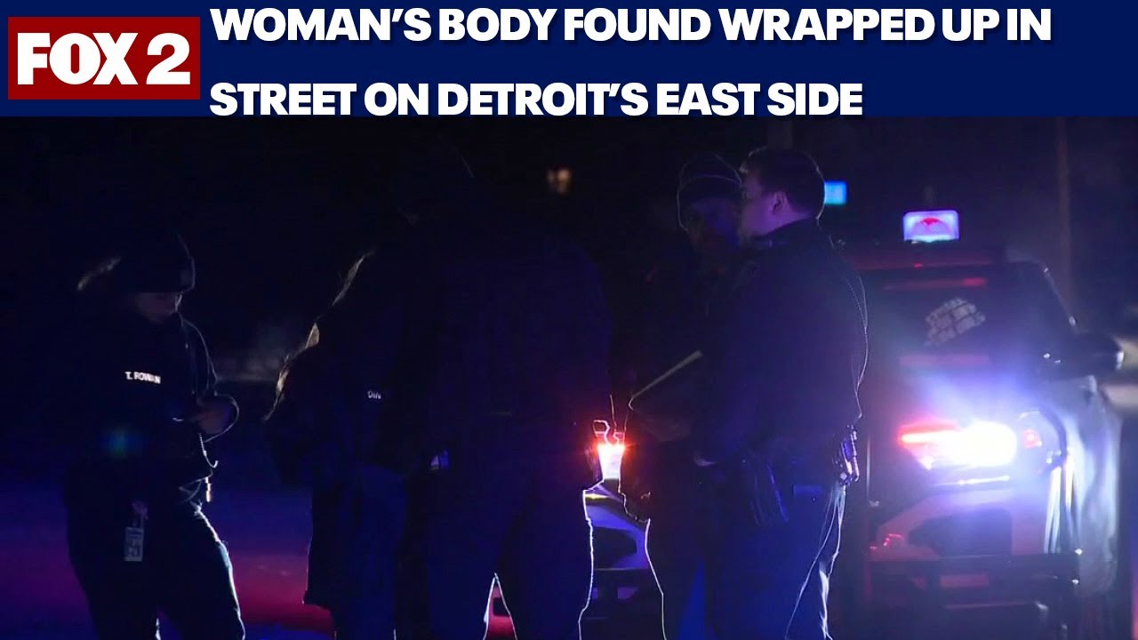 Woman's body found wrapped in cloth, plastic bags on Detroit's east side