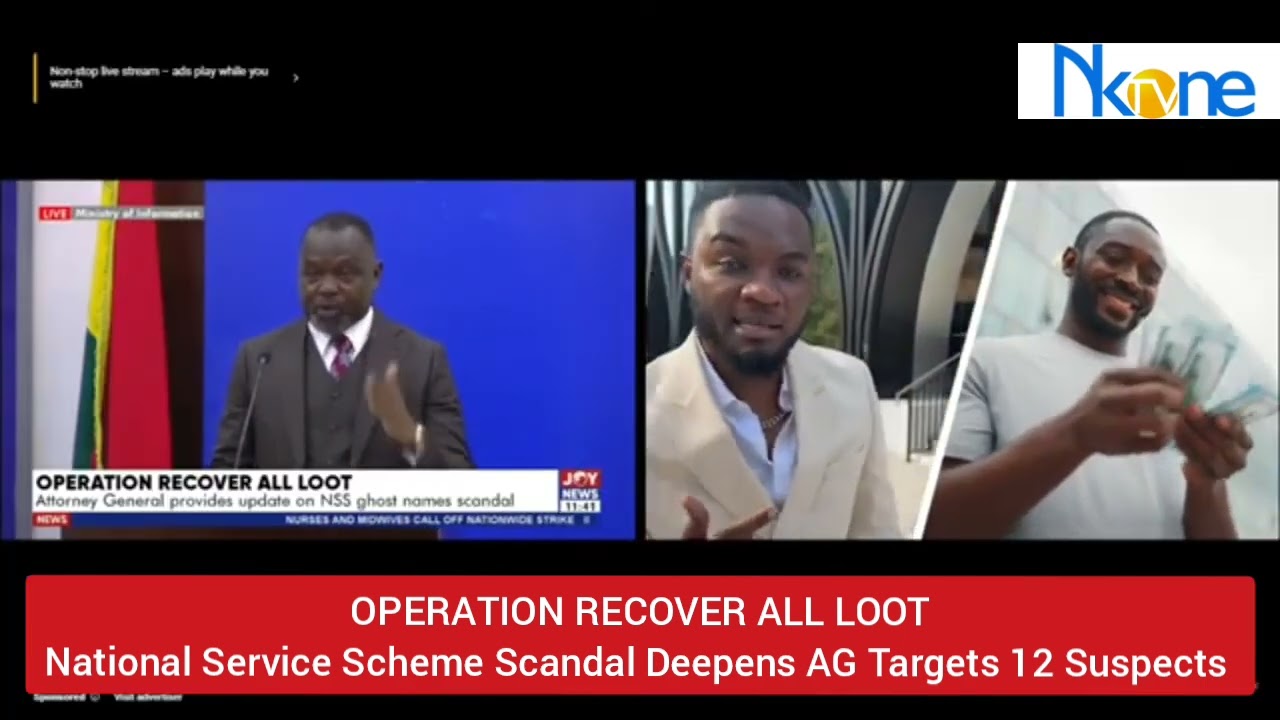 CORRUPTION PAA NIE !!! NSS Scandal Deepens AG Targets 12 Suspects