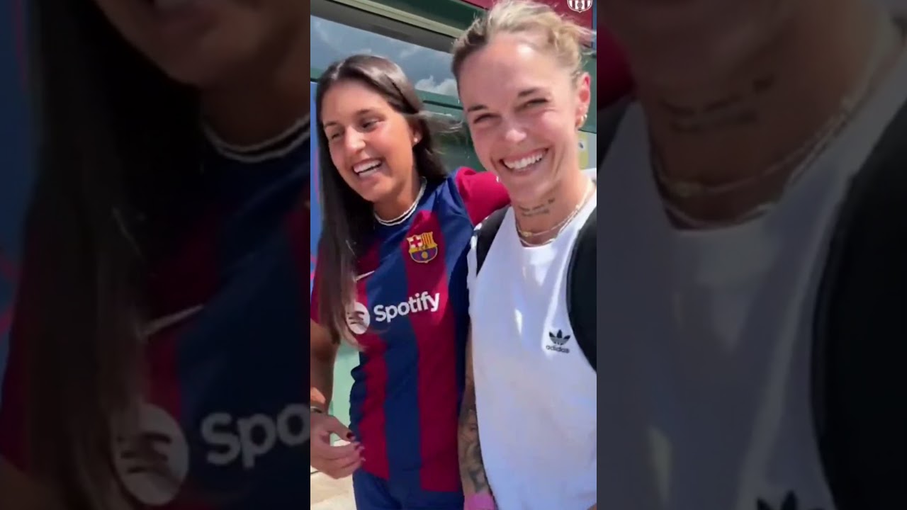KIKA NAZARETH y MAPI LE&Oacute;N 💥 ENCUENTRO DE CRACKS #fcbfemeni #futfem