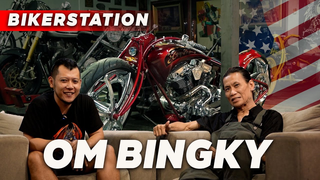 KOLEKSI NYA MOTOR ANEH ANEH SEMUA!! BINGKY BIKERSTATION
