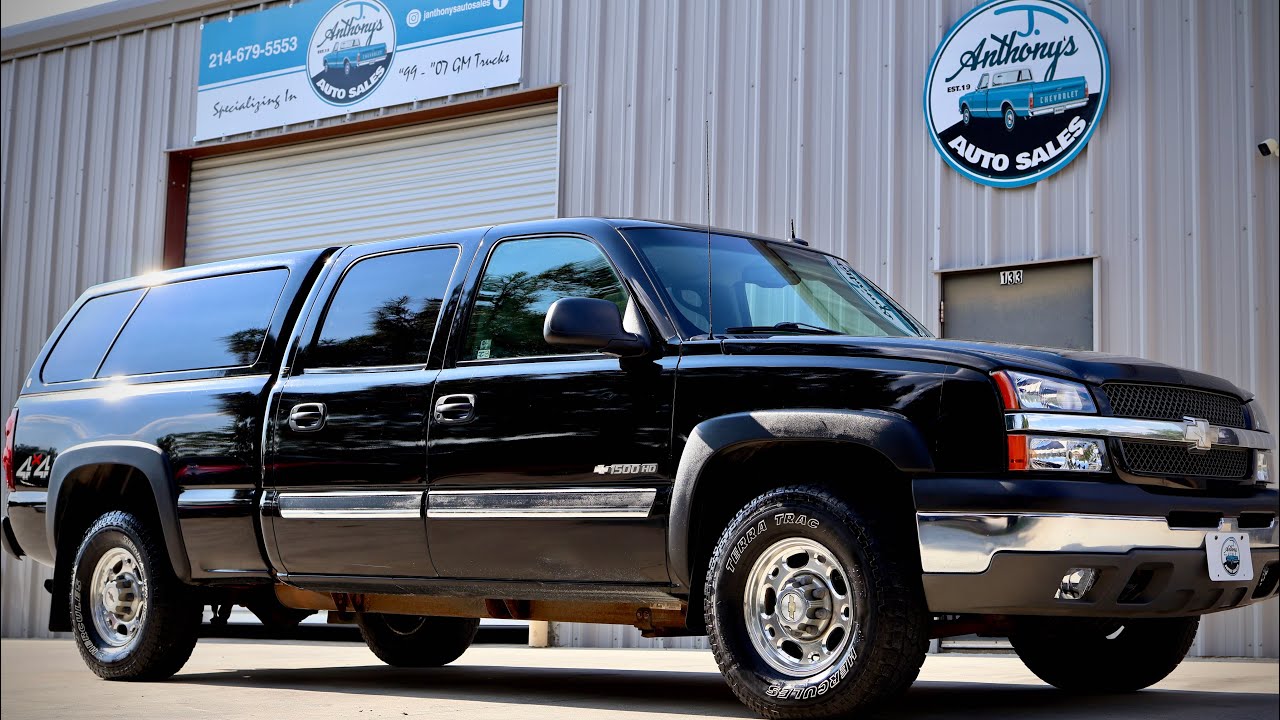 2003 CHEVROLET SILVERADO 1500HD LT 4x4 CREW CAB!