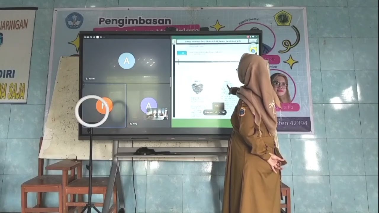 PJJ, BDR Online berbasis Android Smartphone bersama Ibu Novi Indriyani, S.Pd Senin, 2 Feb 2026