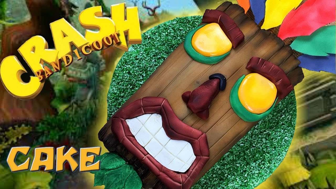 CRASH BANDICOOT CAKE - Aku Aku