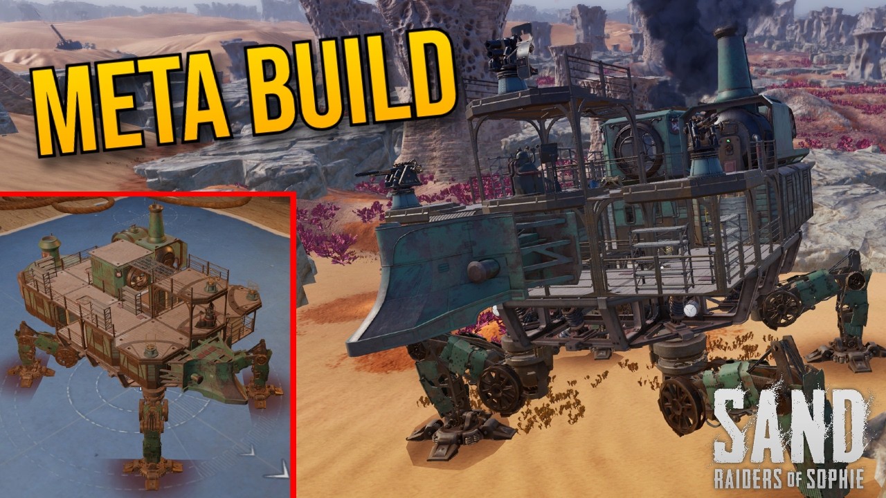 The BEST MID to LATE game META Trampler build for small crew | SAND: Raiders of Sophie