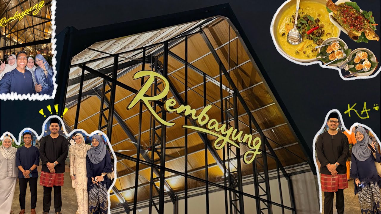 met Khairul Aming & dinner at Rembayung !! 🍧 (first weekend)