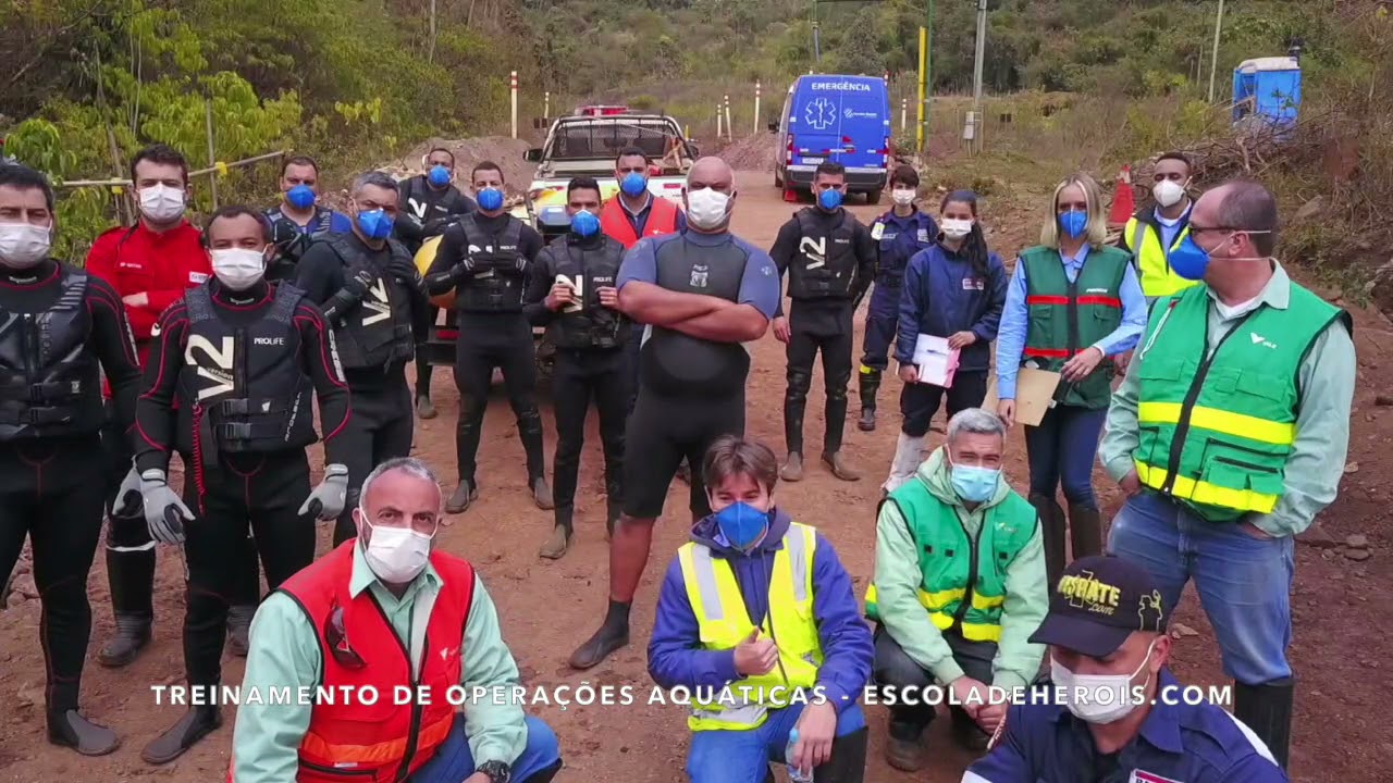 Treinamento de Operações Aquáticas - Cliente: Resgate.com - Area VALE MG