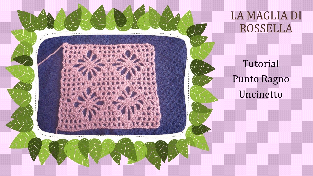 💋💝 Punto Ragno all'Uncinetto: Crea Texture Uniche e Accattivanti #tutorial #tutorialfacile #crochet