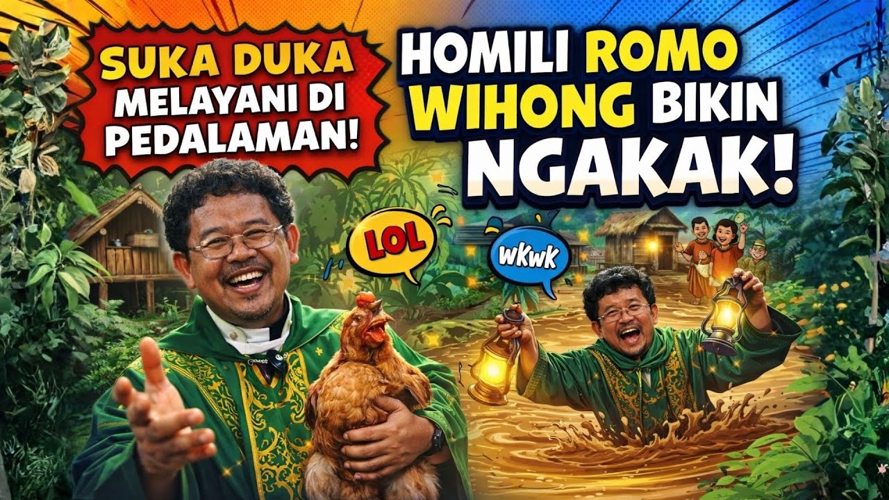 Romo Wihong Bikin Umat Tertawa Saat Cerita Misi di Pedalaman Kalimantan