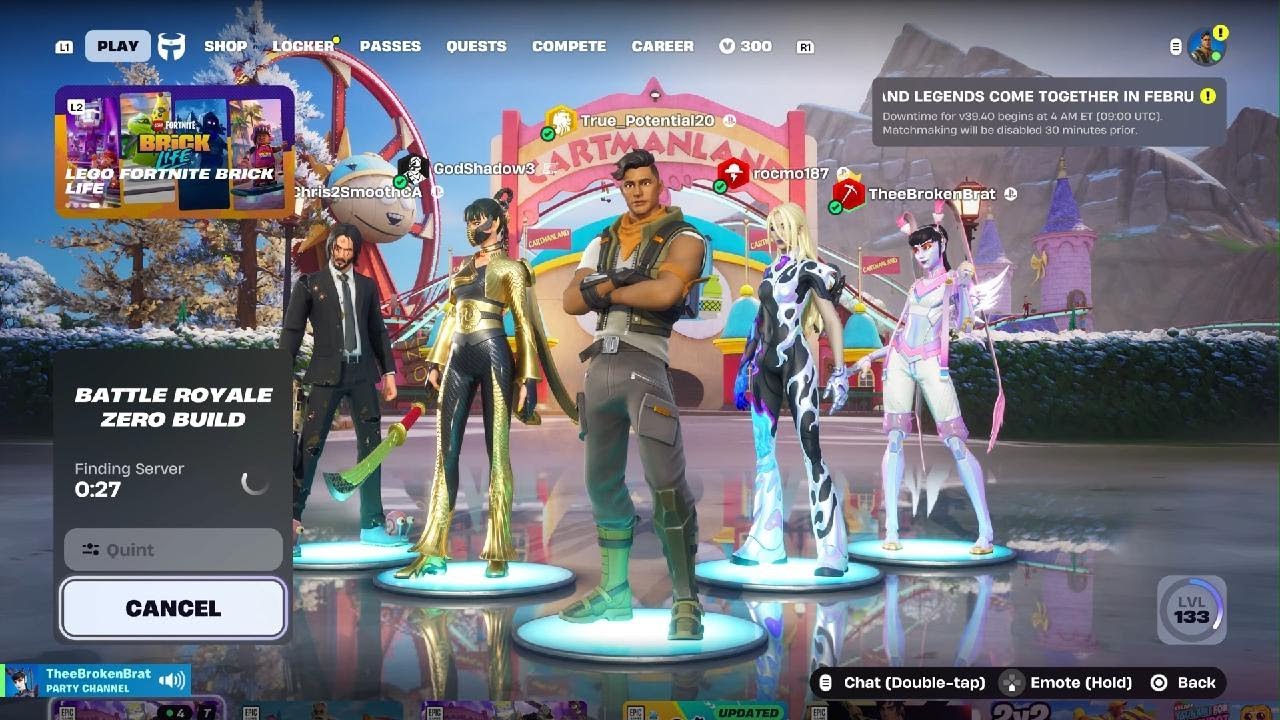 Fortnite-We just be vibin in the clurb