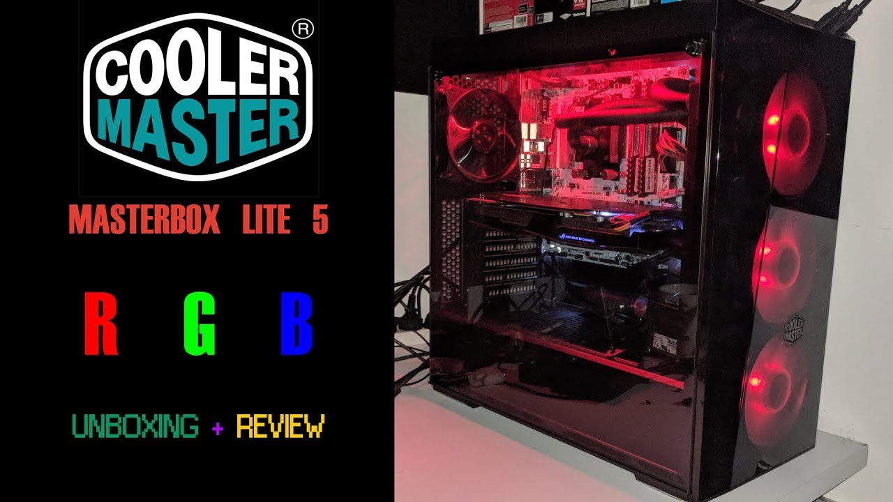 Cooler Master Masterbox Lite 5 RGB Review and Build