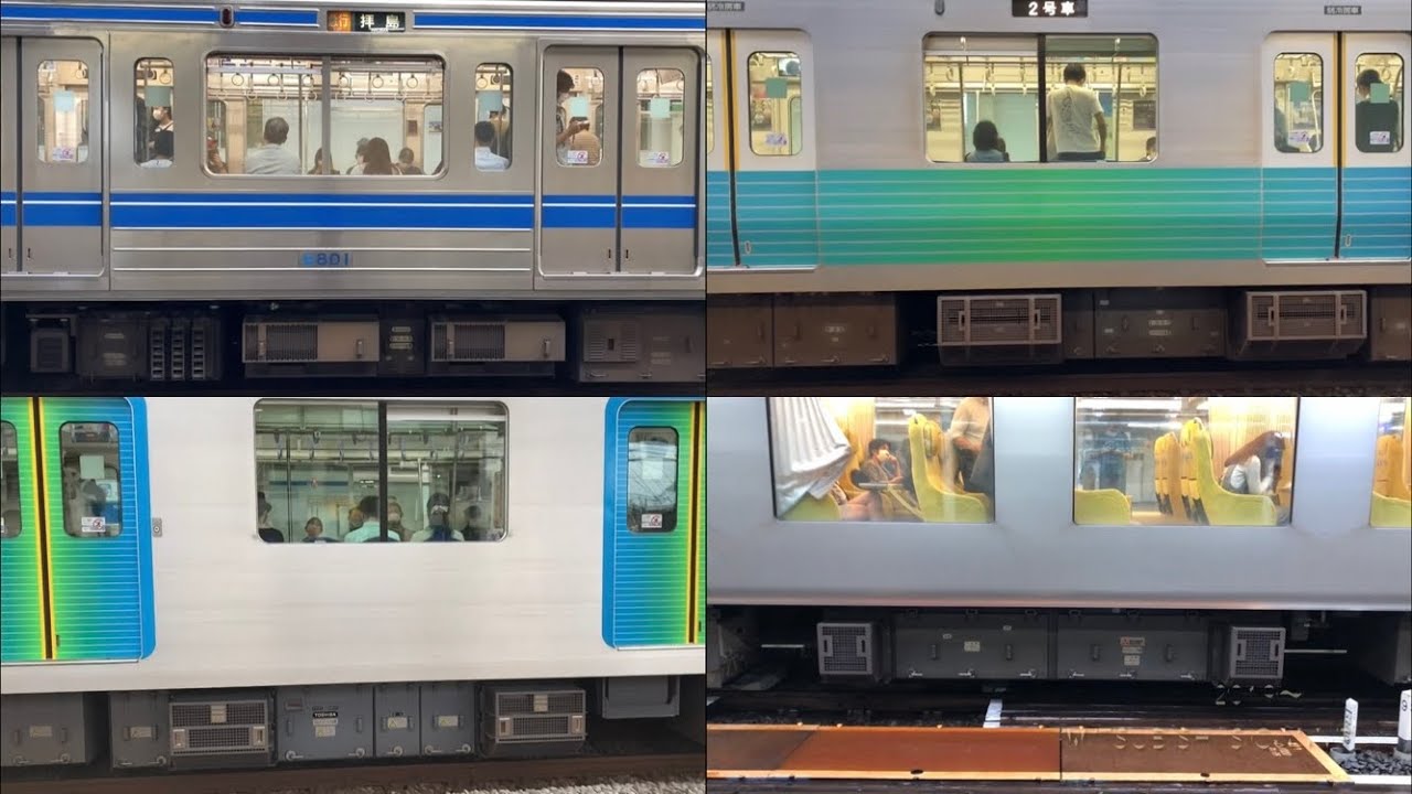 西武鉄道・歴代VVVF車10形式駅発着シーン集 / Seibu VVVF sound