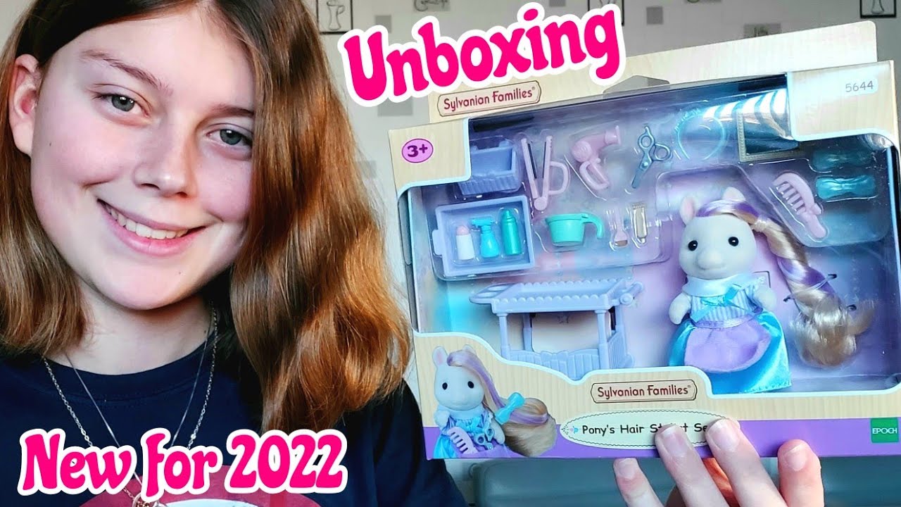 Pony's Hair Stylist Set Unboxing - Sylvanian Families / Calico Critters New for 2022