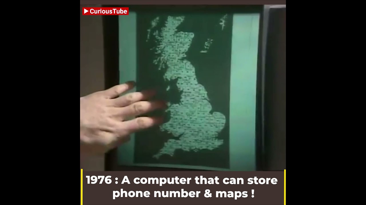 1976: A computer they can store phone numbers and maps