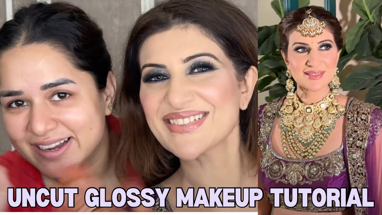 How to do GLOSSY Aarush Oswal Makeup Look || Uncut in simple steps || #makeuptutorial