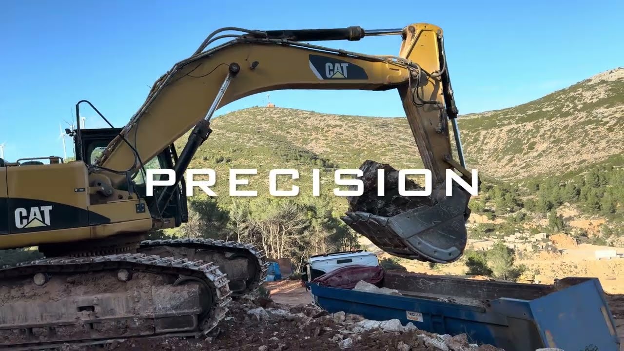 INSANE Side Rock Loading – CAT 345D LME Rock Beast