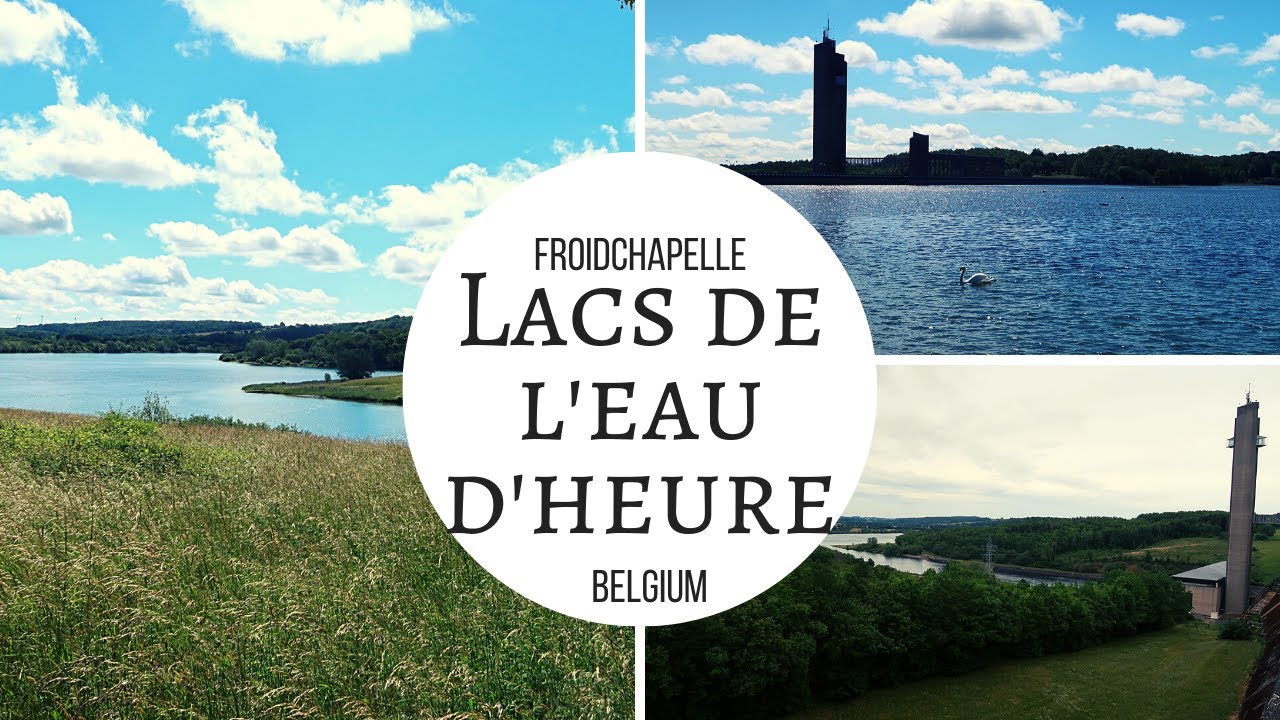 THE LARGEST LAKE in Belgium - Lacs de l'Eau d'Heure-  Froidchapelle  - Visit Belgium # 58/589
