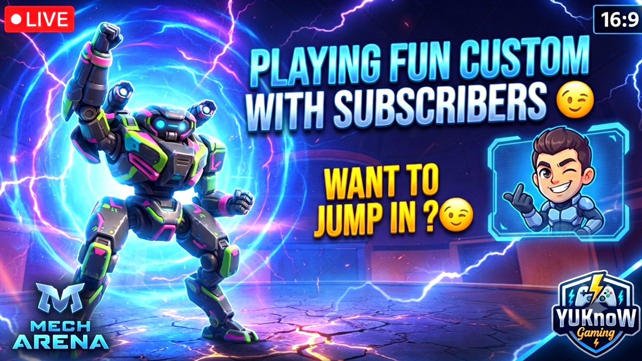 MA #182 // 🔥 FUN CUSTOM WITH SUBSCRIBERS! F2P HERE! #mecharena #mecharenalive #livestream