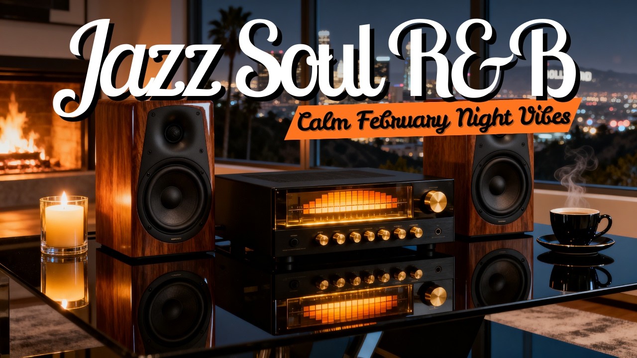 Smooth Jazz & R&B Instrumentals – Calm February Night Grooves for Focus & Relax