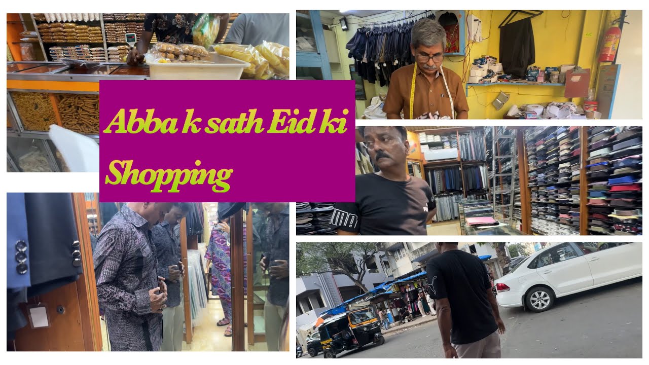 Abba k sath Eid ki shopping