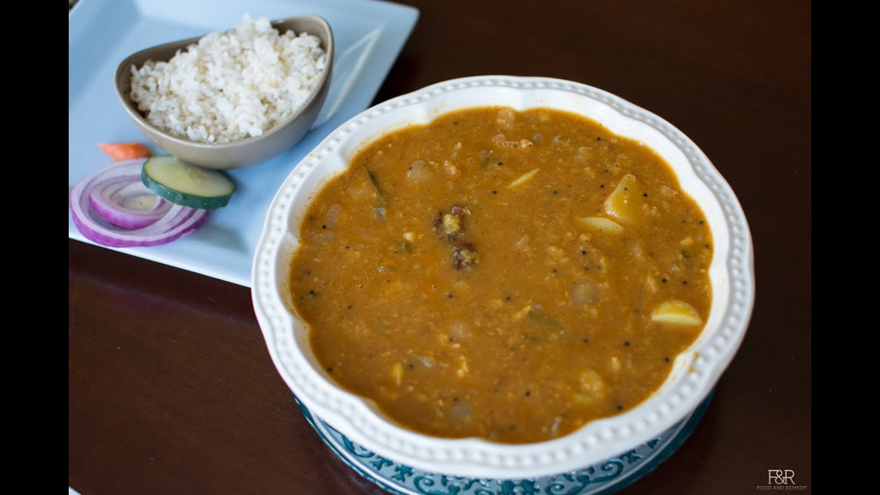 Erulli - Alugadde Sambar | Easy way of making Potato Onion Sambar
