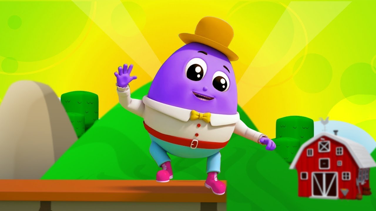 Humpty Dumpty assis sur un mur | comptines fran&ccedil;aises | b&eacute;b&eacute; chanson | p&eacute;pini&egrave;re chanson | Kids Song
