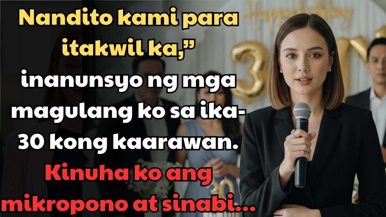 “Nandito kami para itakwil ka,” sabi ng magulang ko sa ika-30 kong kaarawan—kaya nagsalita ako