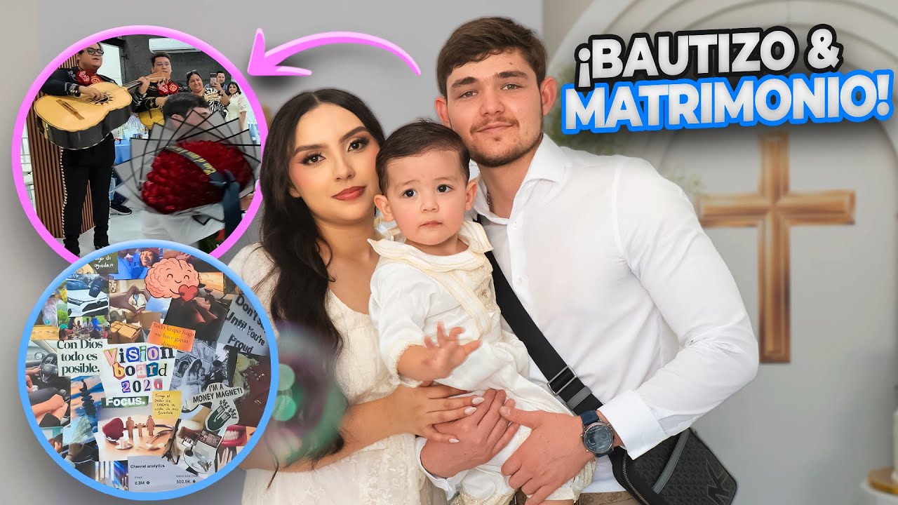 Le pedí MATRIMONIO 💍 en el BAUTIZO de nuestro hijo | Nuestro Vision Board