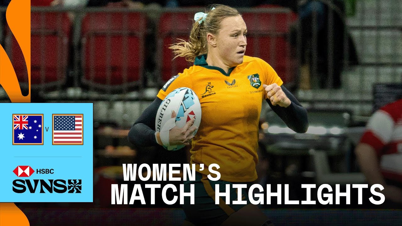 Maddi Levi RUNS RIOT AGAIN 🤯 | Australia v USA  | HSBC SVNS Vancouver 2026 | Match Highlights