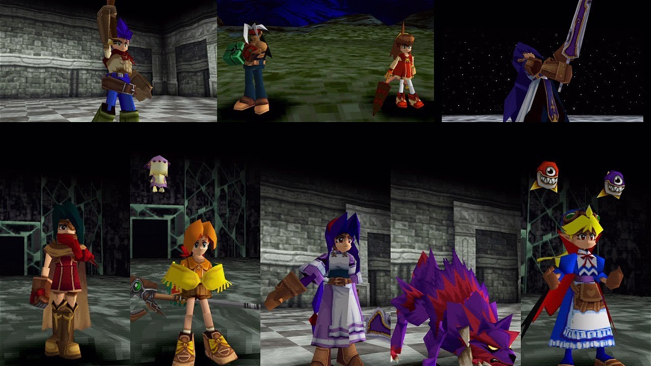 Wild Arms 2 - Character Skills and Summons
