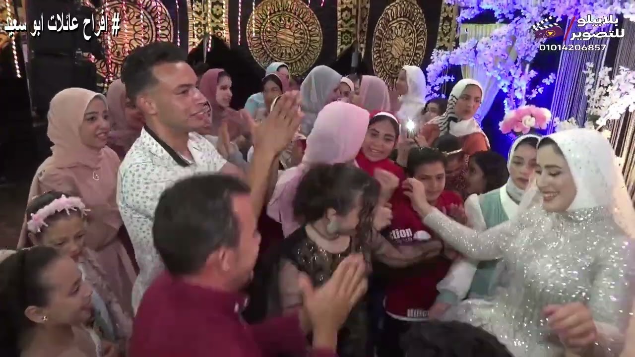 لحظة استقبال الموسيقار احمد طاطاو تامر القلينى افرح البحيرة - شبرا خيت - مهرجان عائلات ابو سعيد