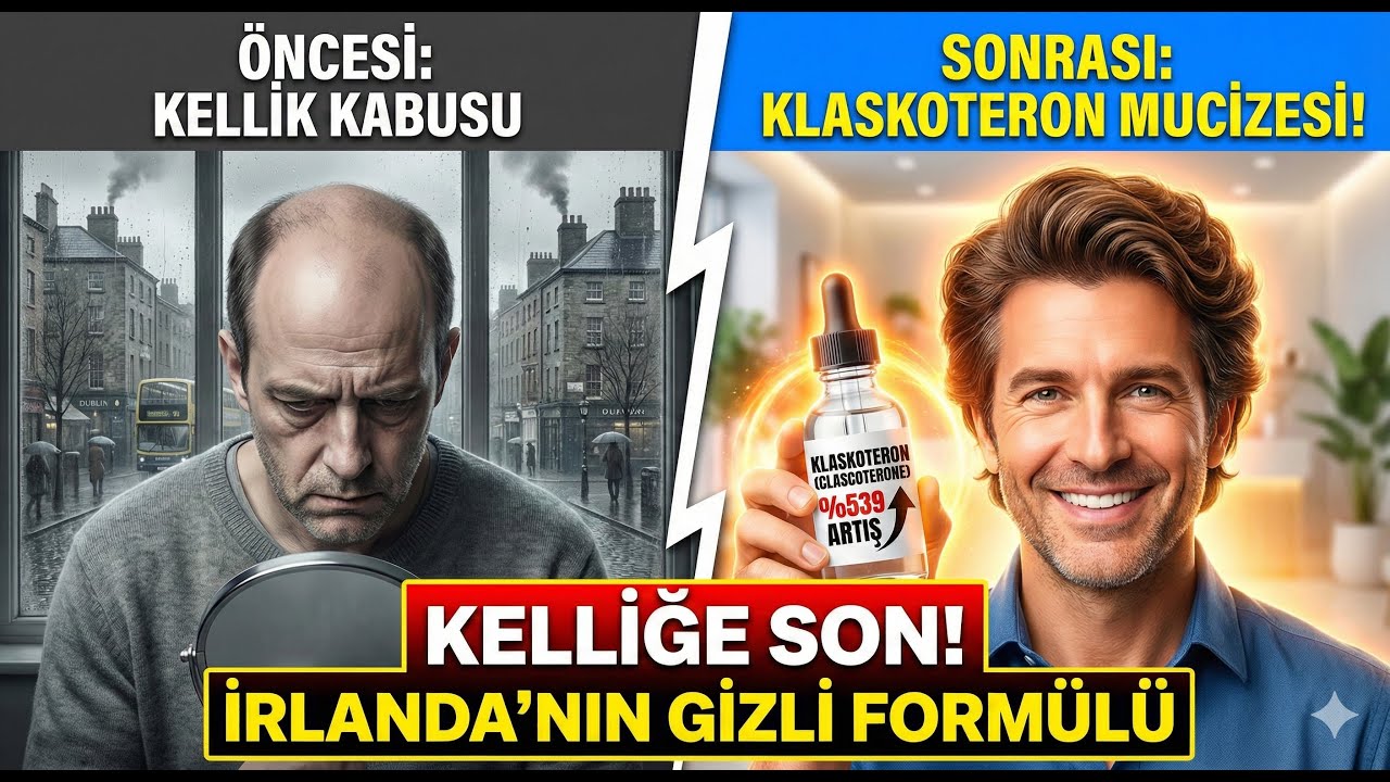 KELLİK TARİH Mİ OLUYOR? 😲 İrlanda'dan %539 Etkili Yeni Sa&ccedil; İlacı M&uuml;jdesi!
