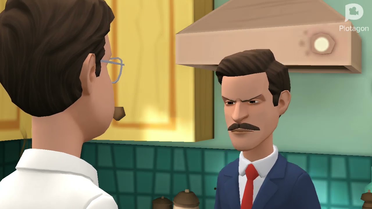 A Plotagon Recreation of Peter Griffin Vs Tom Tucker (a parody of Kramer vs Kramer)