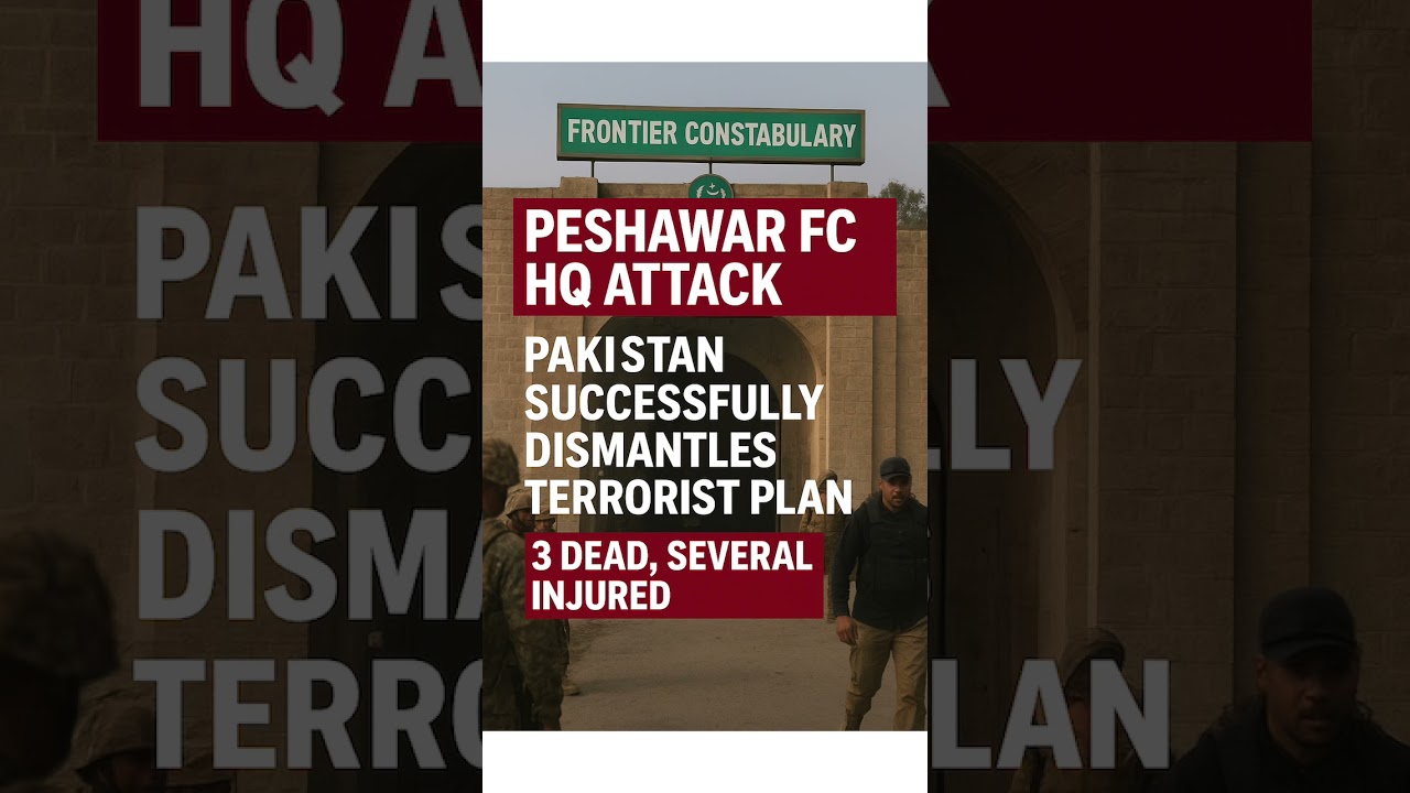 Peshawar FC HQ Attack: Pakistan Foils Major Terror Plot