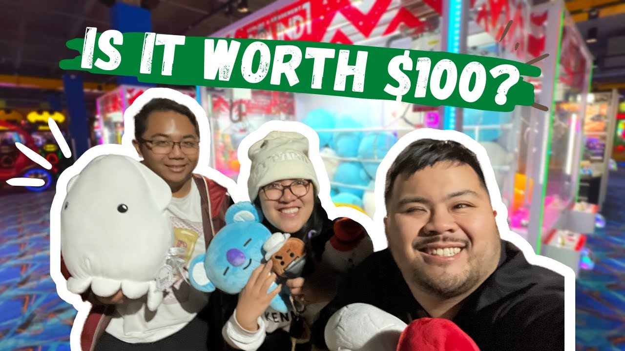 BIG WINS Playing Arcade Games at Round 1 for $100 (GIVEAWAY🚨)