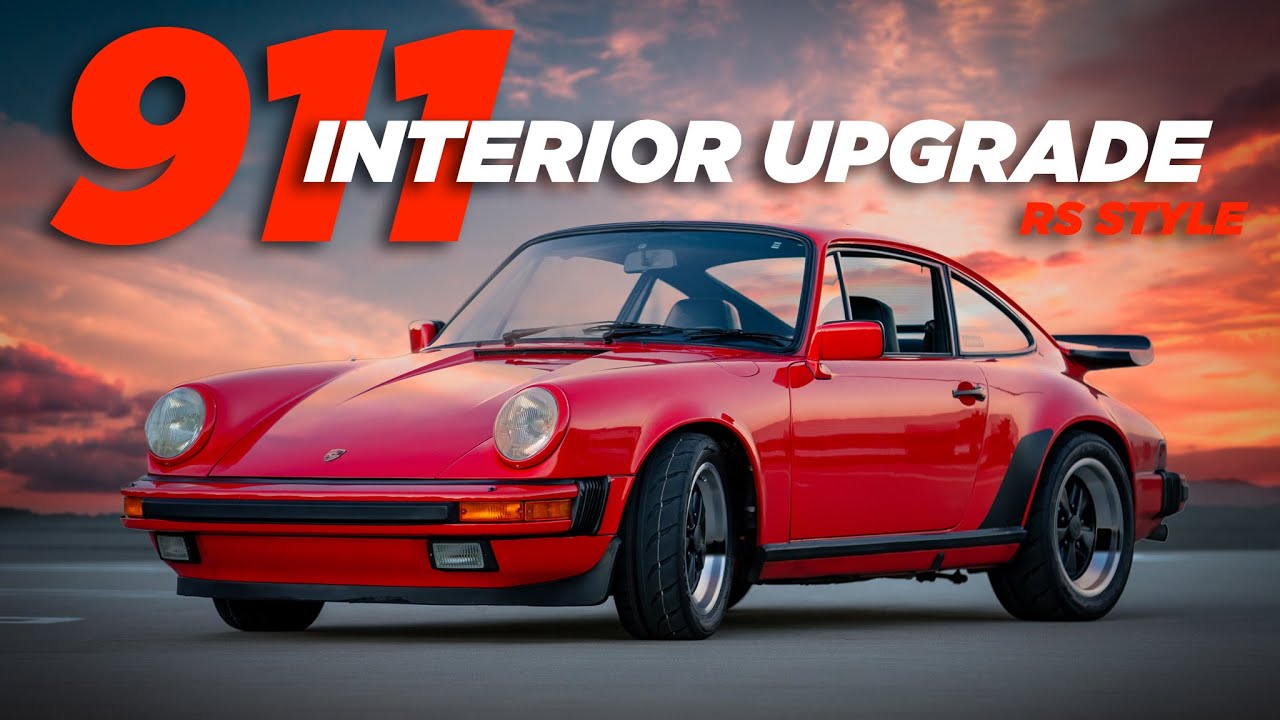 Porsche 911 Interior RS Style Redesign and Upgrade In 5 Minutes!