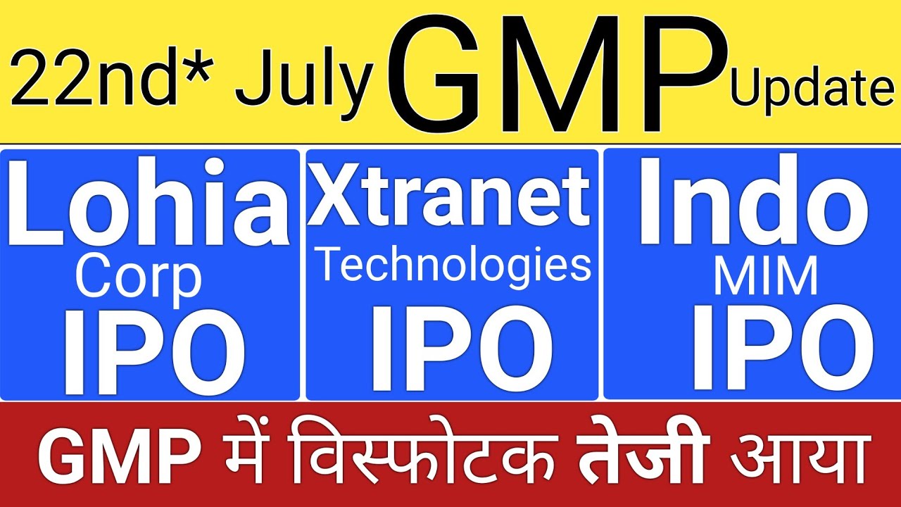 Indo MIM IPO | Xtranet Tech IPO | Lohia Corp IPO | Upcoming IPO in July 2026 | Stock Market Tak