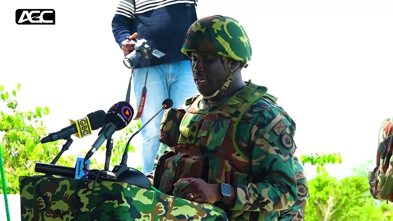 Ghanaian Armed Forces Showcase Military Strength in Land Combat Demonstration