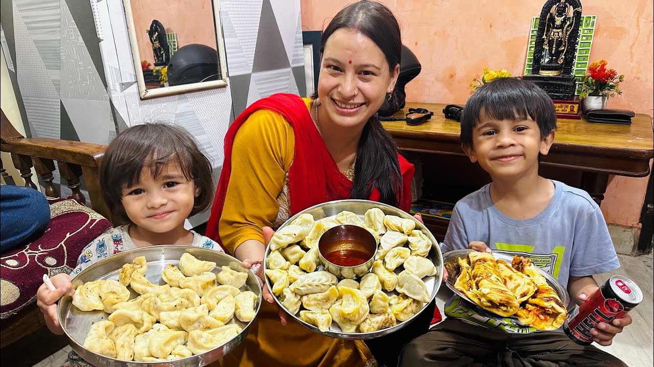 Unlimited Momos Khaye 😍 Maza Aa Gaya