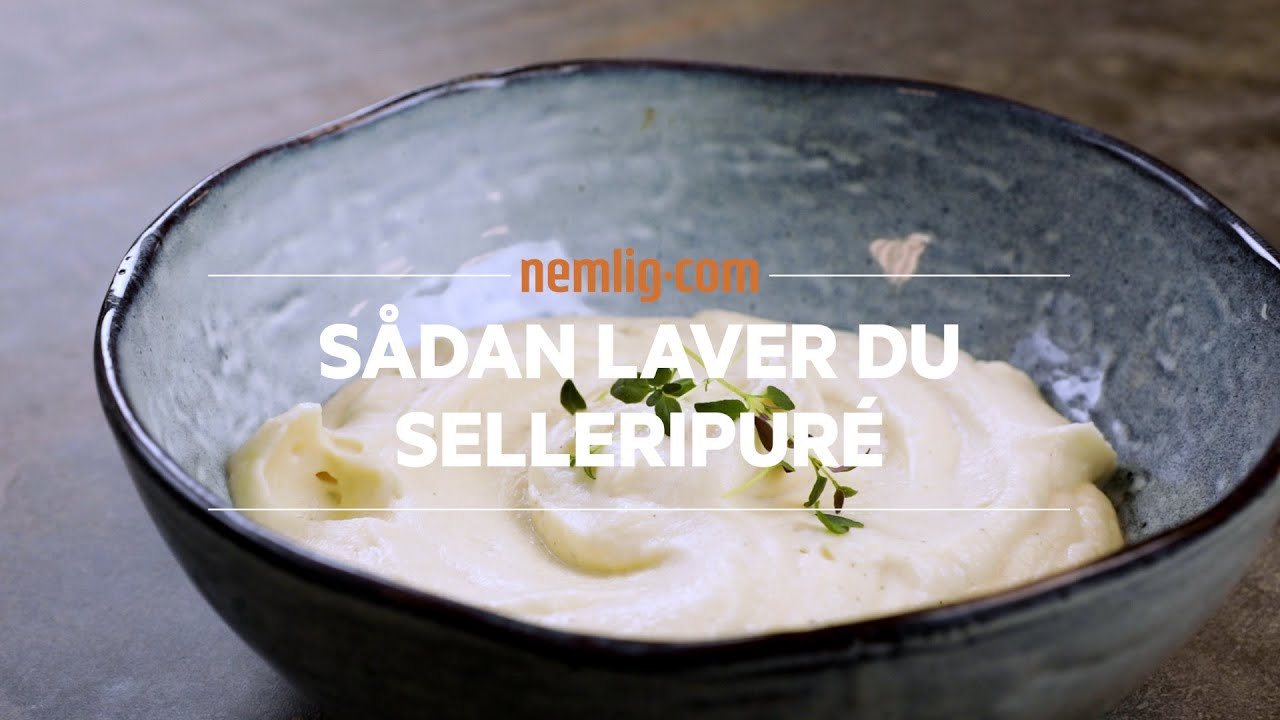 Sådan laver du lækker selleripuré