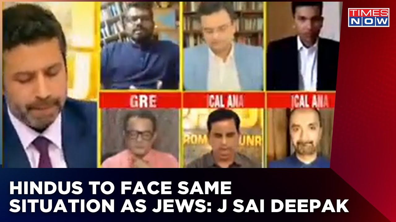 Hindus To Face The Same Situation That Jews Faced Before Second  World War, Says J Sai Deepak